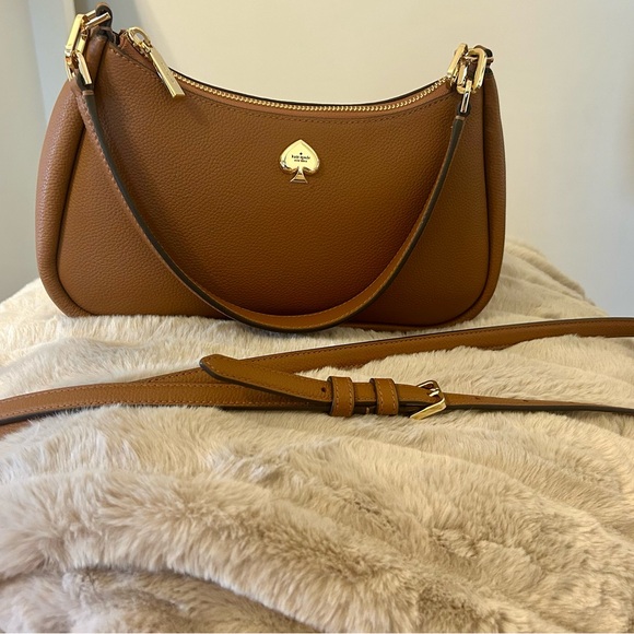 kate spade Handbags - Kate Spade Pebbled Leather Shoulder Bag with Gold Hardware